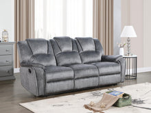 Load image into Gallery viewer, U121 - Motion Sofa With Dropdown Table - Gray