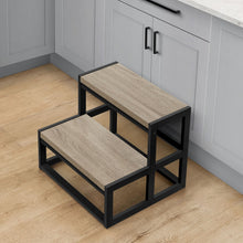 Load image into Gallery viewer, Ladder, Step Stool, Contemporary - Taupe