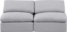 Load image into Gallery viewer, Indulge - Linen 2 Seat Modular Armless Sofa