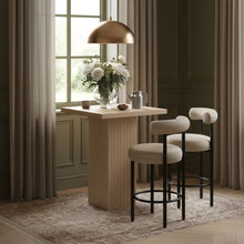 Load image into Gallery viewer, Belinda - Oak Veneer And Solid Wood Table