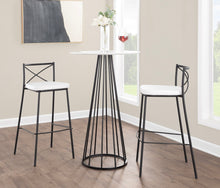Load image into Gallery viewer, Modern Charlotte - Contemporary Fixed Height Barstool (Set of 2)