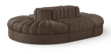 Load image into Gallery viewer, Rummi - Oval Velvet Performance Fabric Upholstered 6 Piece Modular Sectional