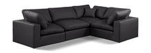 Load image into Gallery viewer, Comfy - 4 Piece Faux Leather Modular Sectional