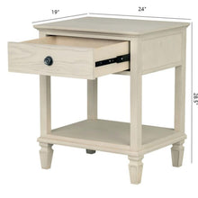Load image into Gallery viewer, Victoria - Bedside Table With Drawer And Shelf