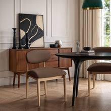 Load image into Gallery viewer, Riccio - Faux Leather Dining Side Chair (Set of 2) - Natural Frame