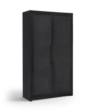 Load image into Gallery viewer, Vana - Solid Wood, Oak Veneer And Stainless Steel Storage Cabinet