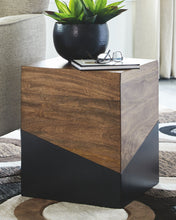 Load image into Gallery viewer, Trailbend - Accent Table - Brown / Gunmetal