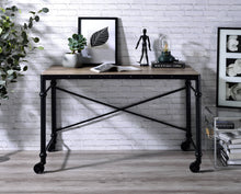 Load image into Gallery viewer, Oklarth - Rustic Writing Desk - Black / Oak