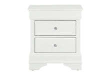 Load image into Gallery viewer, Pompei - Croc Nightstand - Metallic White