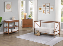 Load image into Gallery viewer, Pixie Zen - 3-in-1 Crib - Walnut