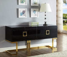 Load image into Gallery viewer, Beth - Sideboard with Gold Legs