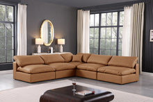 Load image into Gallery viewer, Comfy - 5 Piece Faux Leather Modular Corner Armless Sectional