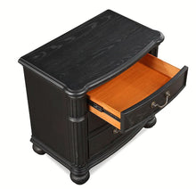 Load image into Gallery viewer, Crown Mark Furniture Kingsbury 3 Drawer Nightstand in Black