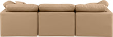 Load image into Gallery viewer, Indulge - Faux Leather 3 Piece Modular Sofa - Tan