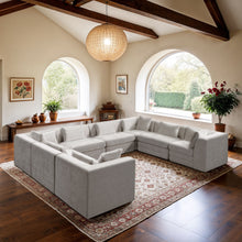 Load image into Gallery viewer, Stellar - 8 Piece Chenille Fabric Upholstered Modular Sectional