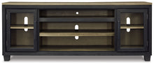 Load image into Gallery viewer, Foyland - XL TV Stand w/Fireplace Option - Black / Brown