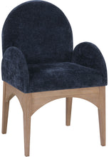 Load image into Gallery viewer, Waldorf - Chenille Dining Arm Chair With Natural Legs
