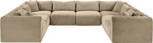 Load image into Gallery viewer, Shaggy - Fabric 8 Piece Modular U-Shaped Sectional