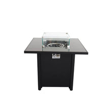 Load image into Gallery viewer, Powder Coated Fire Pit With Top - Black