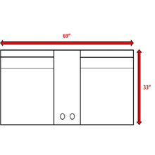 Load image into Gallery viewer, 2 Person Wicker Conversation Set With Cushions, Weather Resistant