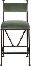 Load image into Gallery viewer, Monarch - Velvet Counter Stool (Set of 2)