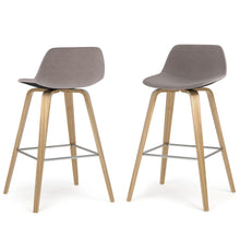 Load image into Gallery viewer, Randolph Bentwood - Upholstered Counter / Bar Height Stool (Set of 2)