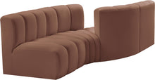 Load image into Gallery viewer, Arc - Faux Leather 4 Piece Sofa