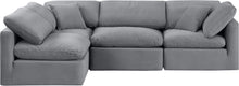 Load image into Gallery viewer, Indulge - Velvet 4 Piece Modular Sectional