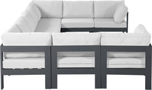 Load image into Gallery viewer, Nizuc - Outdoor Patio 9 Piece Modular Sectional With Gray Frame