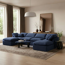 Load image into Gallery viewer, Indulge - Velvet 6 Piece Modular Double Chaise Sectional