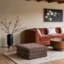 Load image into Gallery viewer, Stellar - Chenille Fabric Upholstered Modular Modular Ottoman