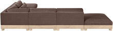 Load image into Gallery viewer, Turin - Chenille Fabric Upholstered Modular Sectional - Brown