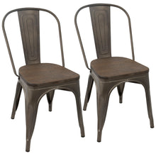 Load image into Gallery viewer, Oregon - IndustrialFarmhouse Stackable Dining Chair (Set of 2)
