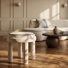 Load image into Gallery viewer, Velin - Velvet Ottoman / Stool