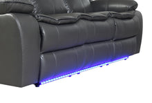 Load image into Gallery viewer, U101 - Power Reclining Sofa With LED Light - Gray