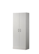Load image into Gallery viewer, Alara - Height Simplistic Double Door Storage Cabinet - White