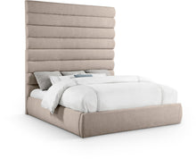 Load image into Gallery viewer, Adam - Linen Fabric Bed With 89" Headboard