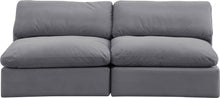 Load image into Gallery viewer, Comfy - Velvet Modular Armless Sofa 2 Seats