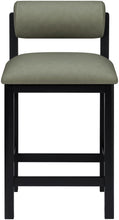 Load image into Gallery viewer, Roundhill - Faux Leather Counter Stool - Black Frame