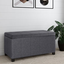 Load image into Gallery viewer, Dover - Upholstered Storage Ottoman Bench