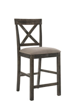 Load image into Gallery viewer, Martha II - Weathered Counter Height Chair (Set of 2) - Gray / Tan