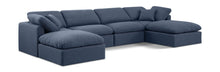 Load image into Gallery viewer, Indulge - Linen 6 Piece Modular Double Chaise Sectional