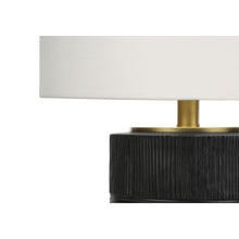 Load image into Gallery viewer, Table Lamp, Lighting, Resin, Contemporary - Black / Cream