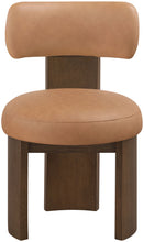 Load image into Gallery viewer, Atelier - Vegan Leather Upholstered Dining Chair (Set of 2) - Painted Brown Frame