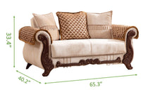 Load image into Gallery viewer, Galaxy Home Carmen Loveseat in Beige