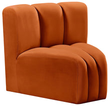 Load image into Gallery viewer, Arc - Velvet Curved Corner Chair