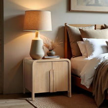 Load image into Gallery viewer, Harmony - Oak Veneer And Solid Wood Night Stand