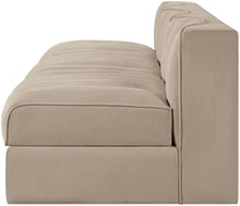 Load image into Gallery viewer, Rummi - Velvet Performance Fabric Upholstered 3 Piece Modular Armless Sofa