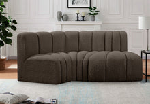 Load image into Gallery viewer, Arc - Boucle Fabric 3 Piece Modular L-Shaped Sofa