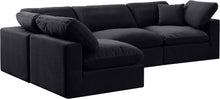 Load image into Gallery viewer, Comfy - 4 Piece Velvet Modular Armless Sectional